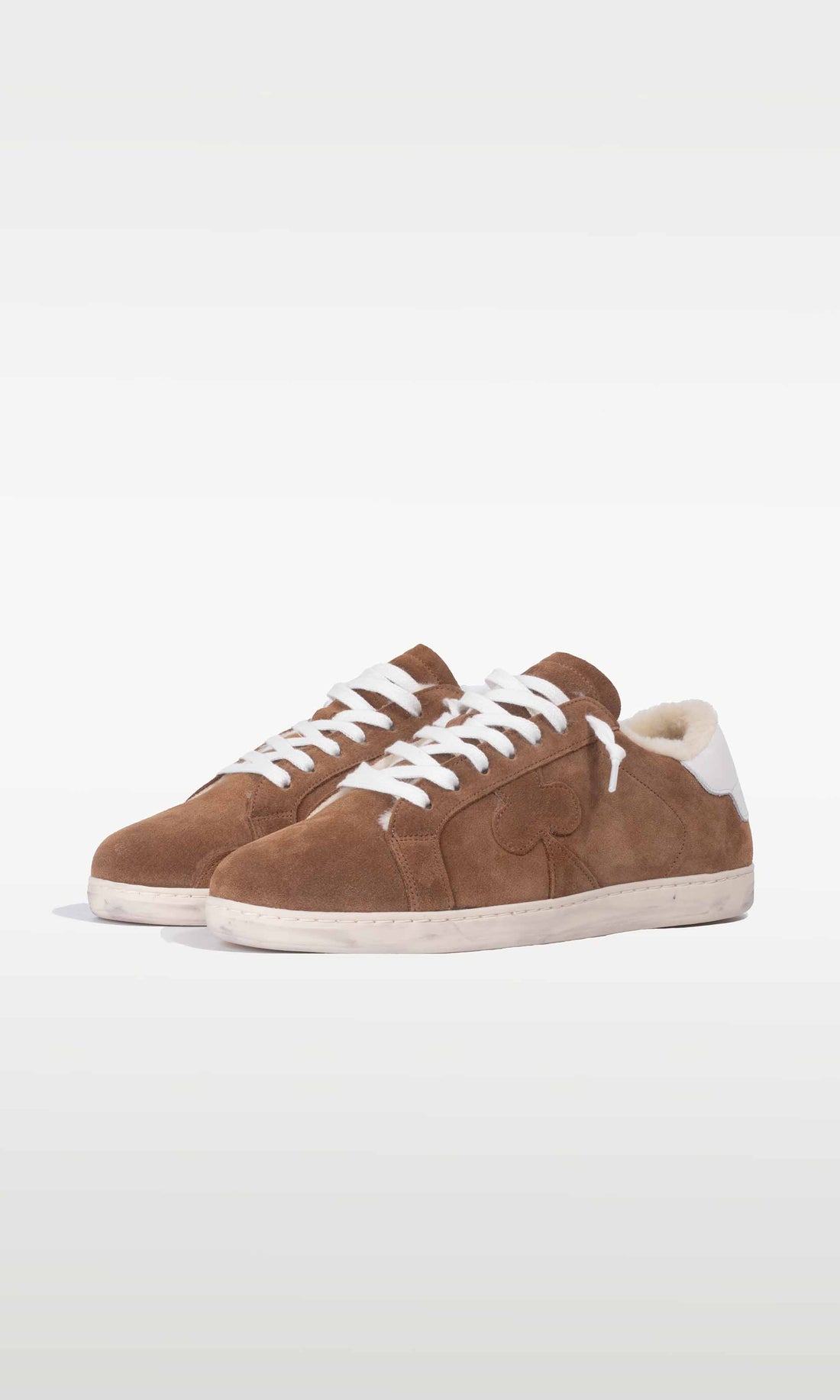 Distressed Winter Sneaker: Moritz - BROWN