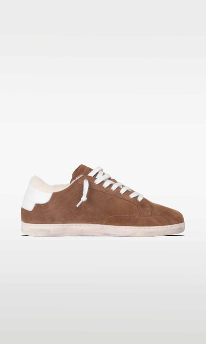 Distressed Winter Sneaker: Moritz - BROWN