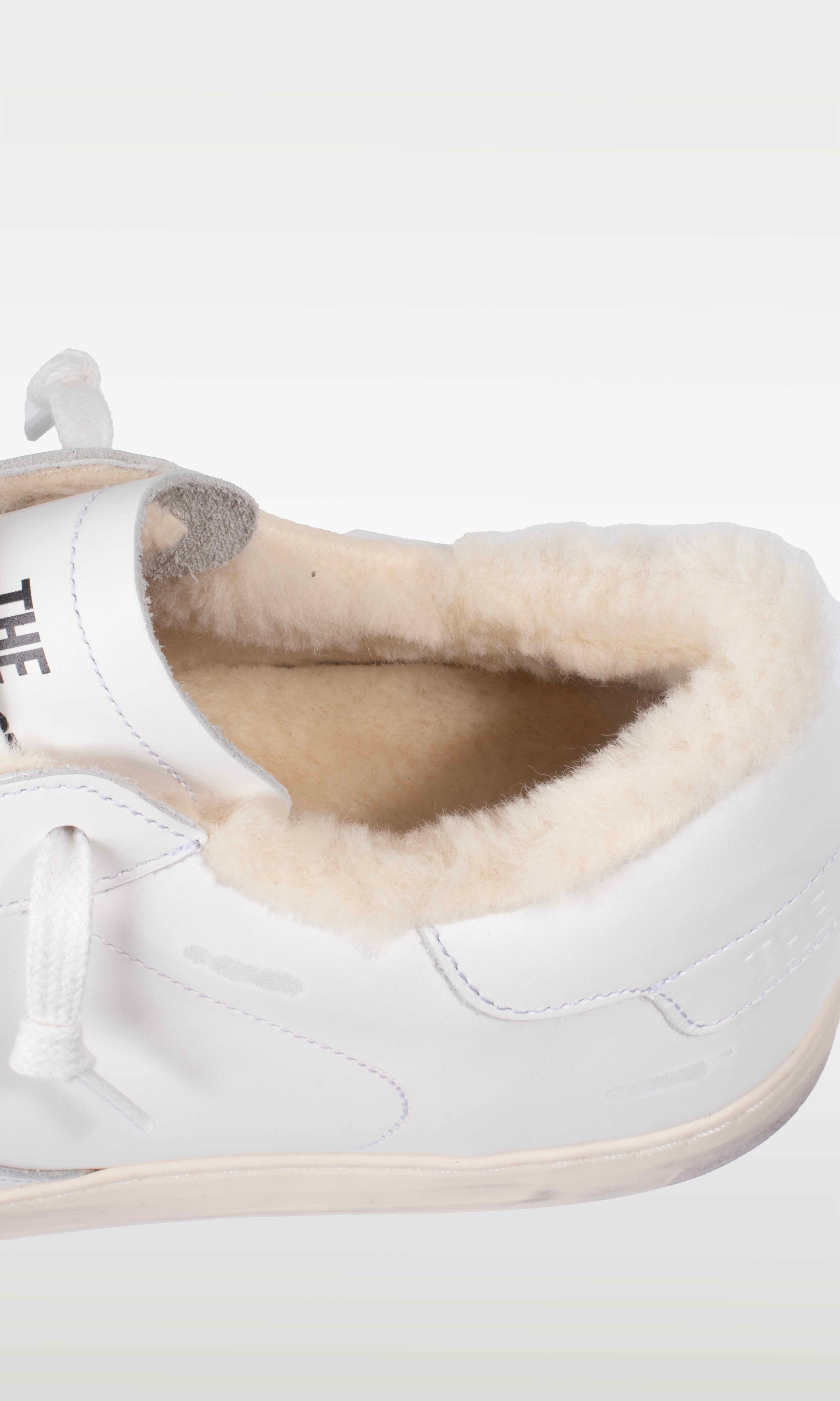 Distressed Winter Sneaker: Moritz - WHITEOUT