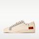 Distressed Canvas Sneaker: Madrid - CREAM