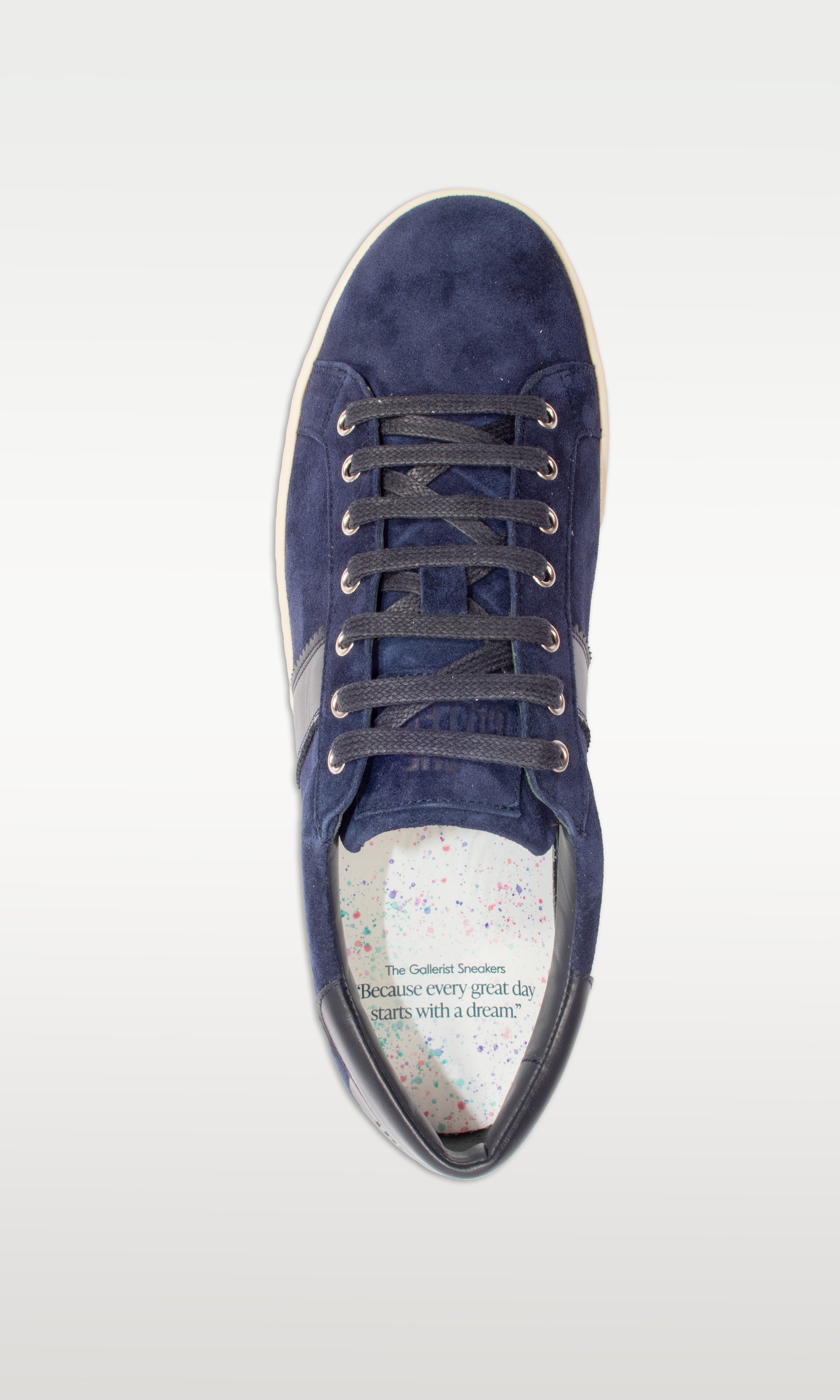 Suede Sneaker: Vienna - DARK BLUE