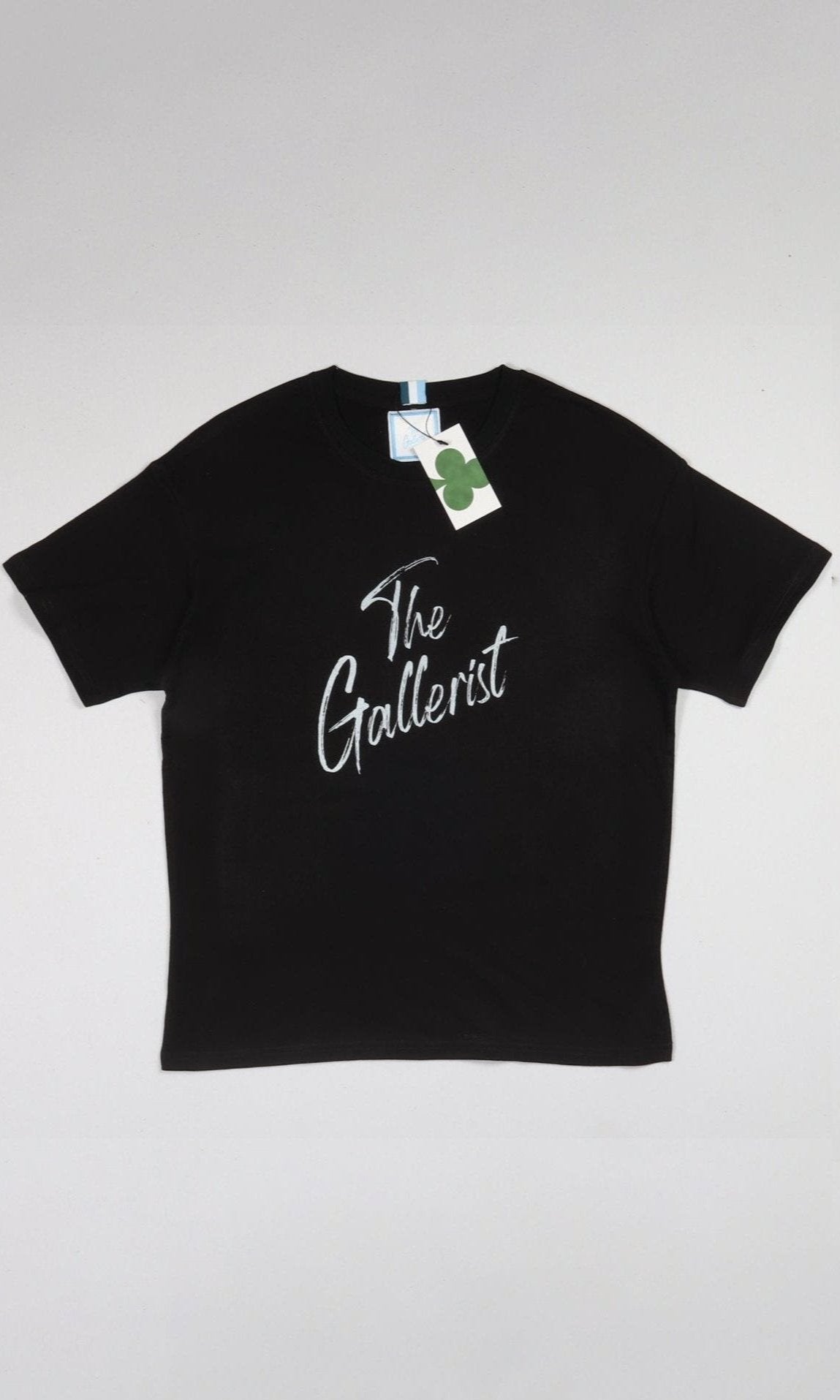 GRAPHIC TEE: CURSIVE LOGO - BLACK