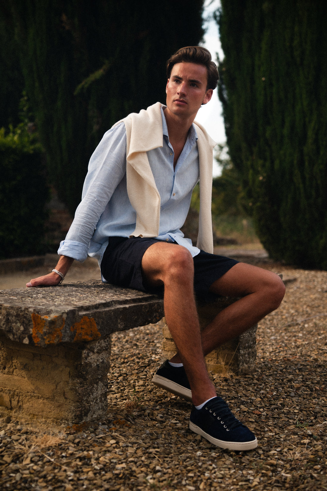 Suede Sneaker: Vienna - DARK BLUE