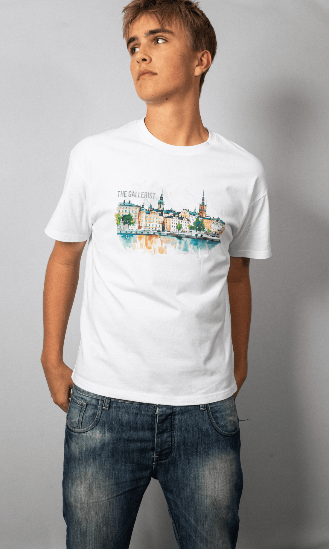 GRAPHIC TEE: STOCKHOLM - WHITE