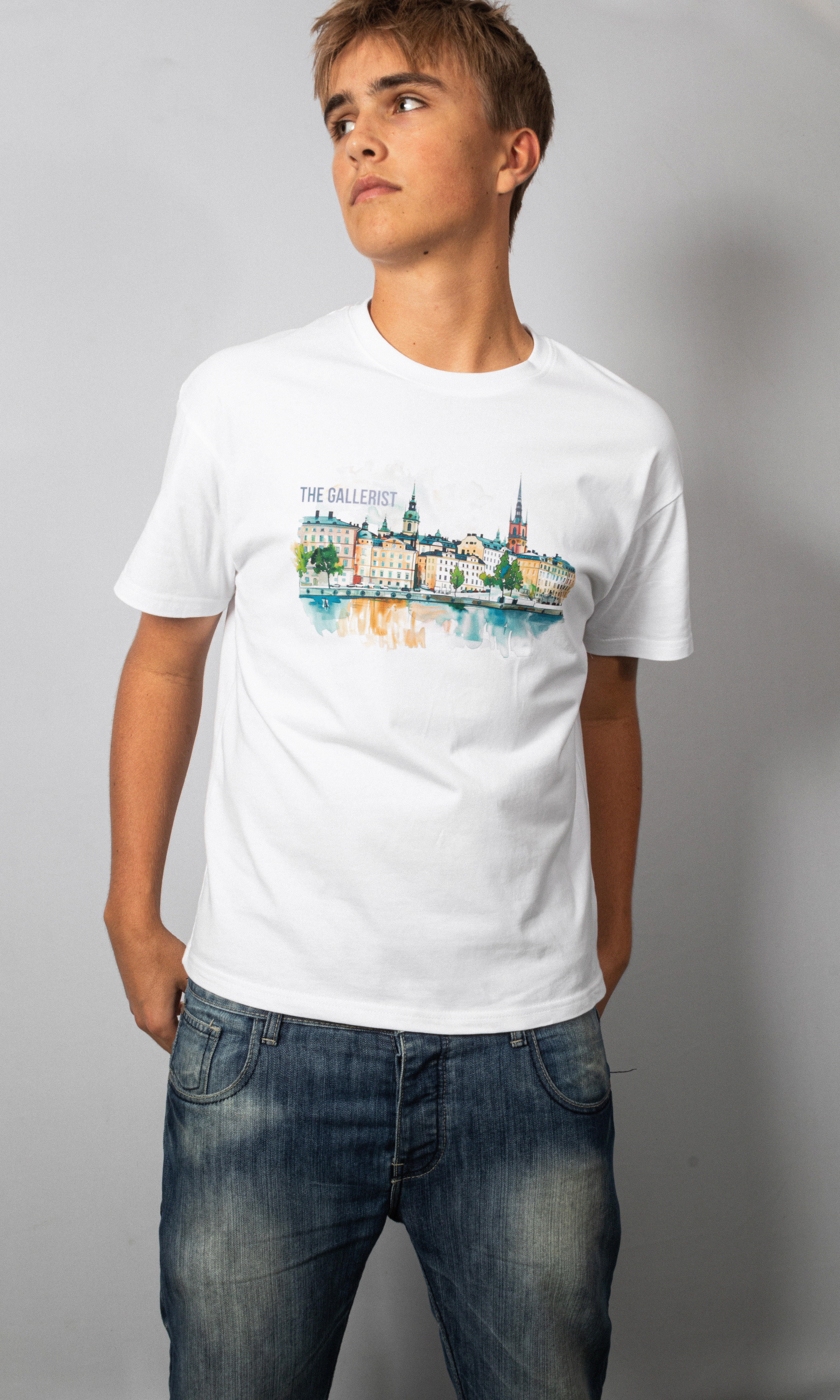 GRAPHIC TEE: STOCKHOLM - WHITE