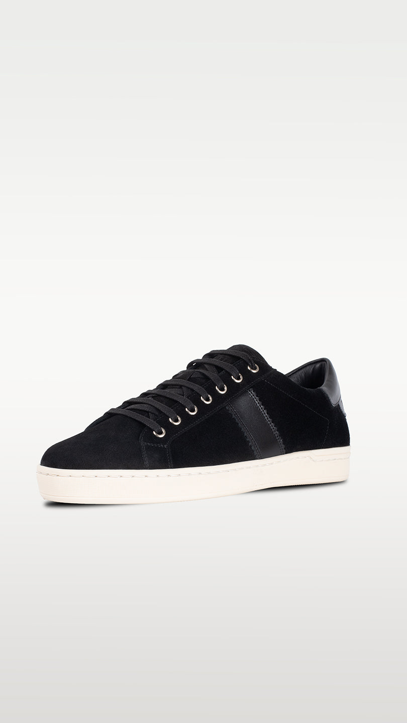 Suede Sneaker: Vienna - BLACK