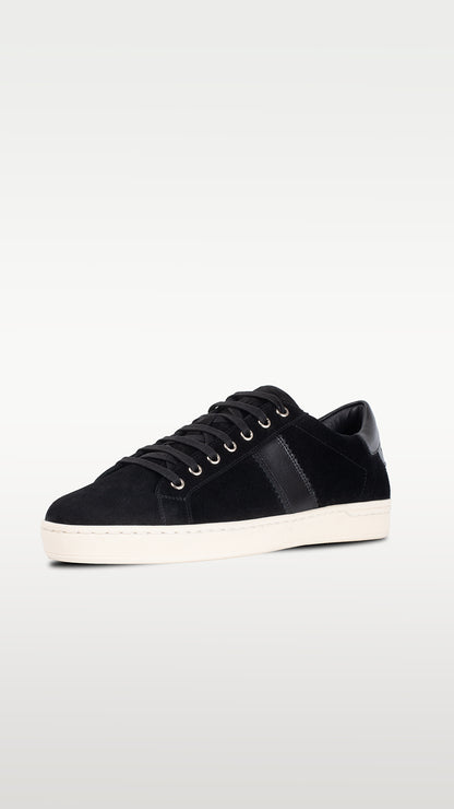 Suede Sneaker: Vienna - BLACK