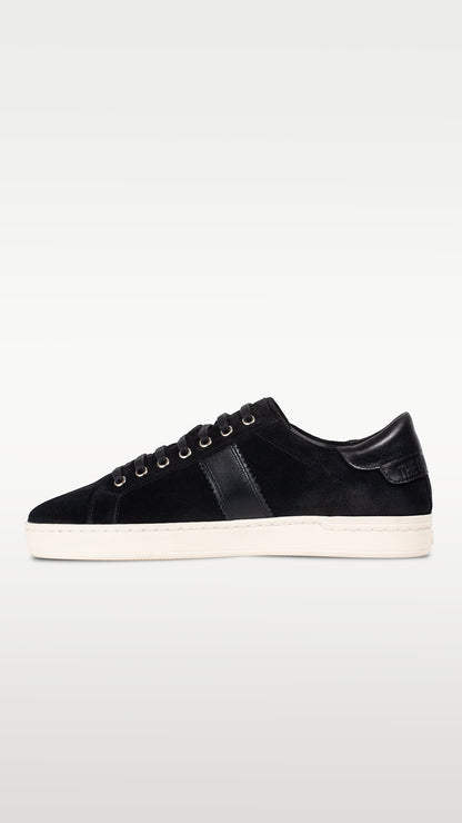 Suede Sneaker: Vienna - BLACK