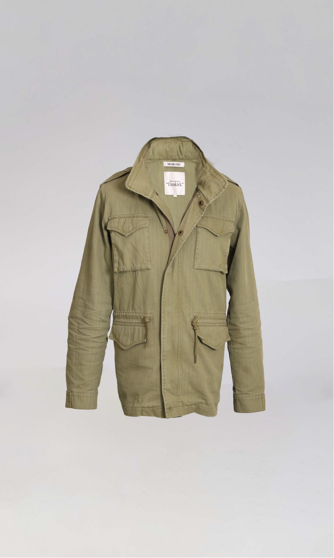 MILITARY FIELD JACKET: DUNKIRK - MILITARY GREEN