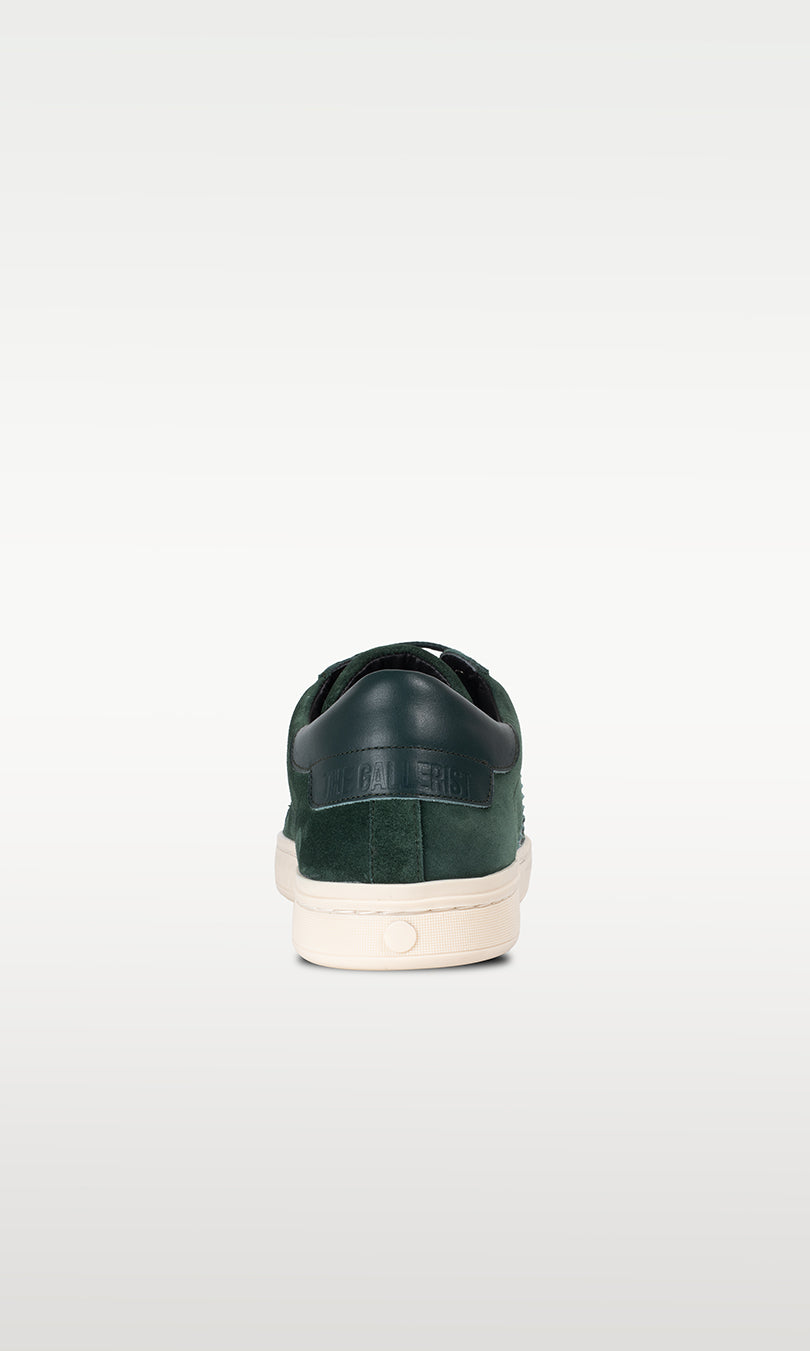 Suede Sneaker: Vienna - DARK GREEN
