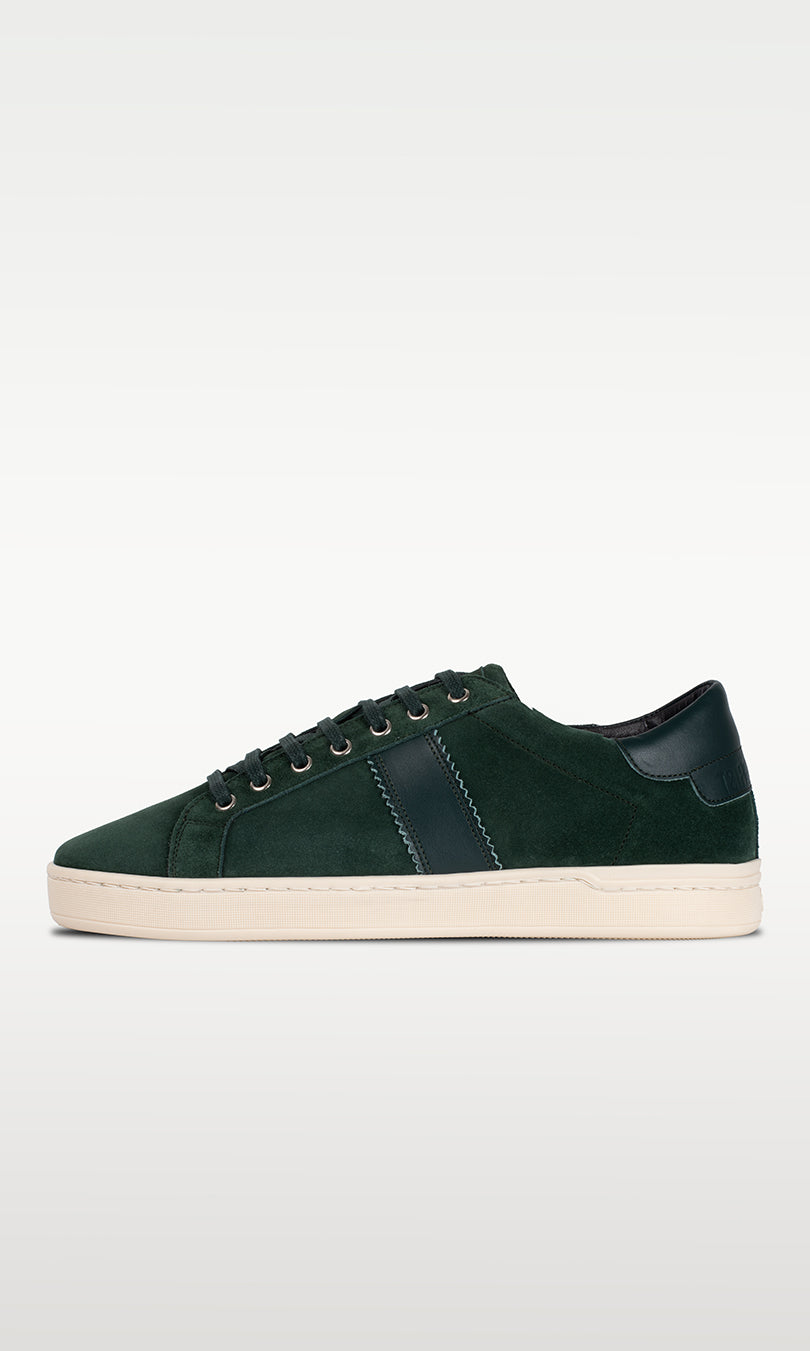 Suede Sneaker: Vienna - DARK GREEN