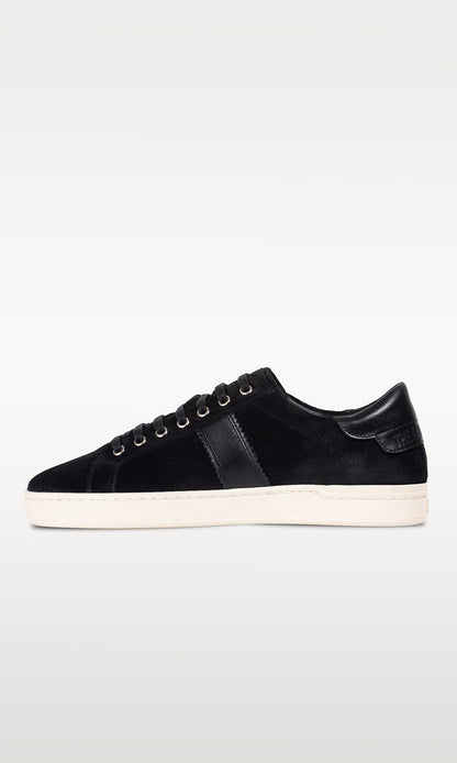 Suede Sneaker: Vienna - BLACK