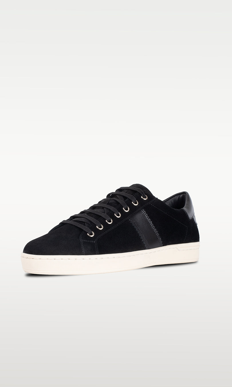 Suede Sneaker: Vienna - BLACK