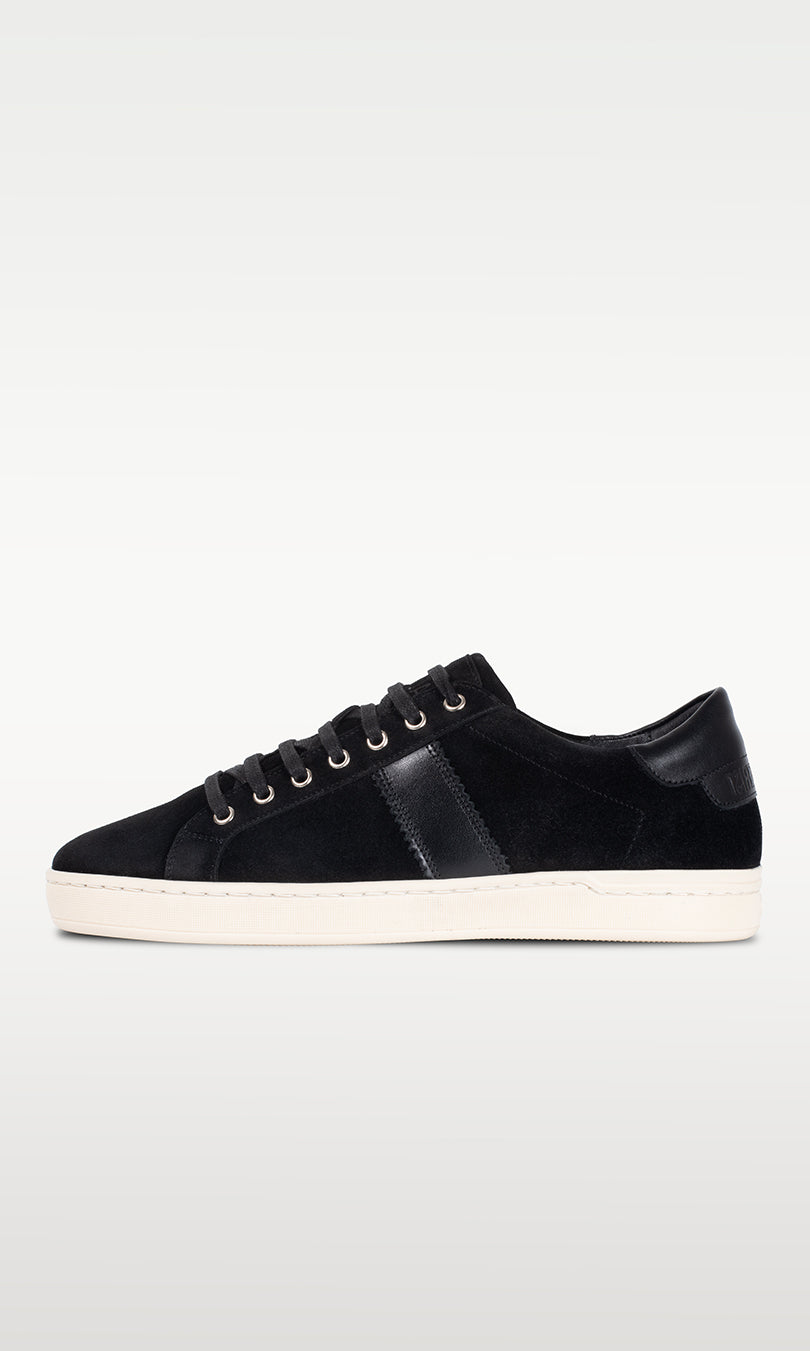 Suede Sneaker: Vienna - BLACK