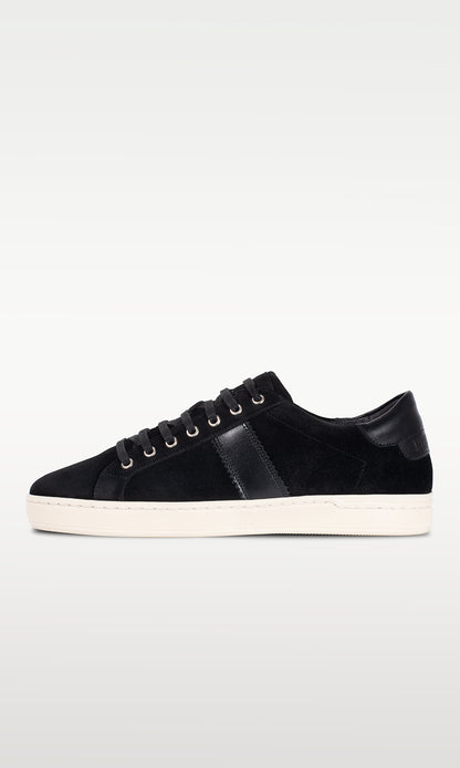 Suede Sneaker: Vienna - BLACK