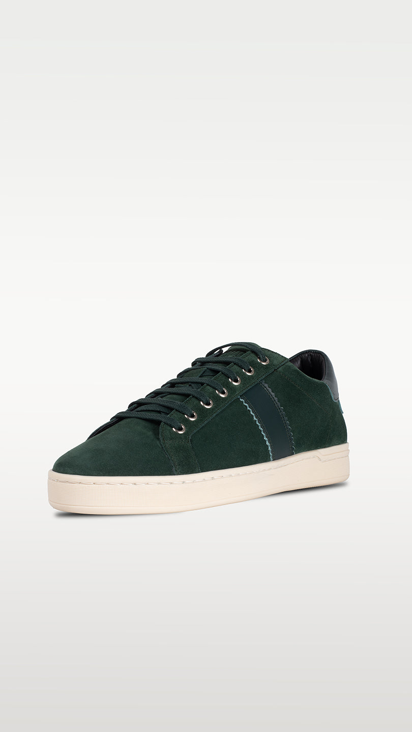 Suede Sneaker: Vienna - DARK GREEN
